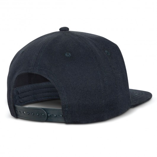 Logo Patch Flat Peak Caps Back